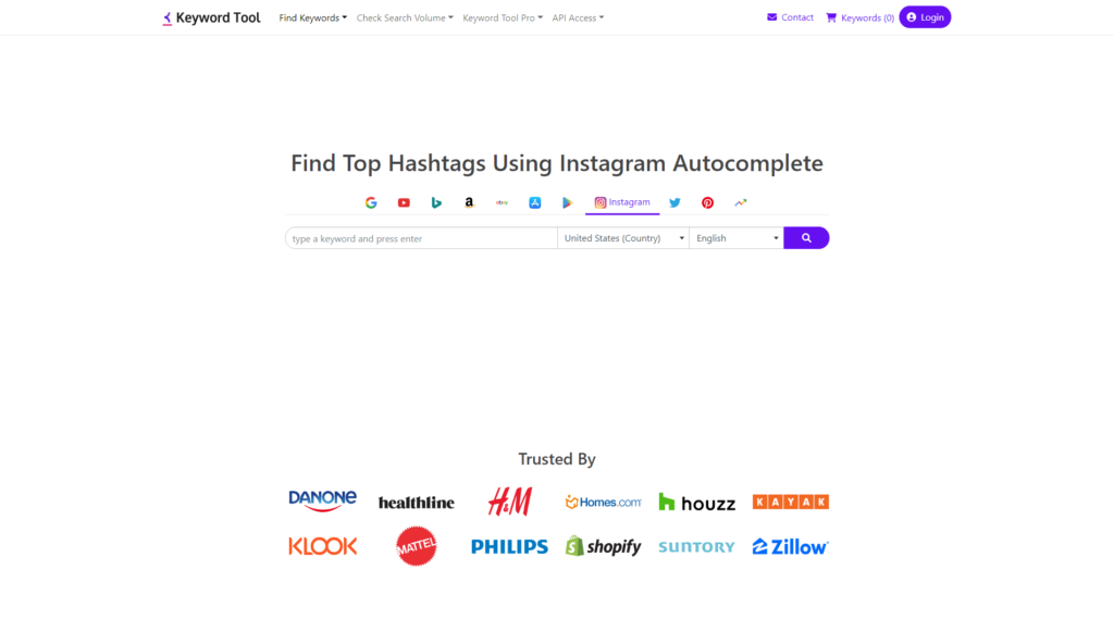 keyword tool instagram hashtags
