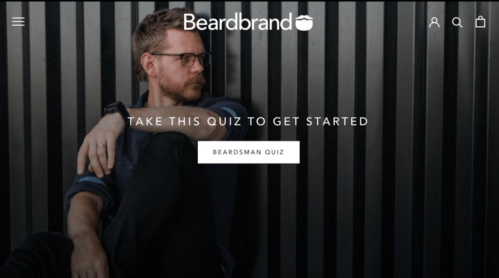 beardbrand.com homepage