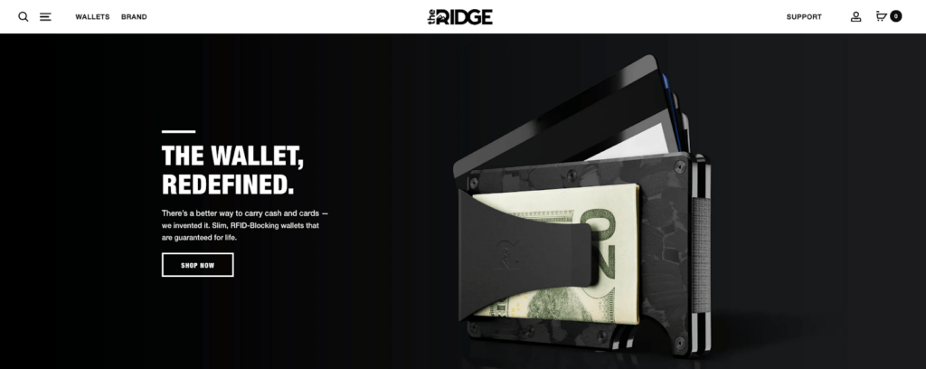 the ridge homepage customer review examples