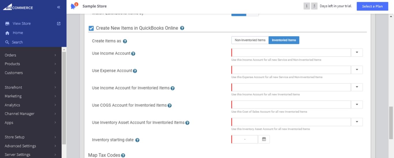 Importing BigCommerce Orders to QuickBooks Online