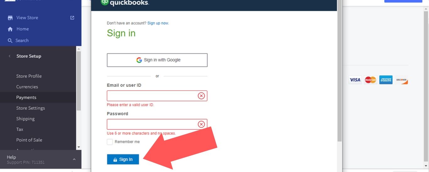 Enter your credentials and select “Sign In” to finish setting up the integration