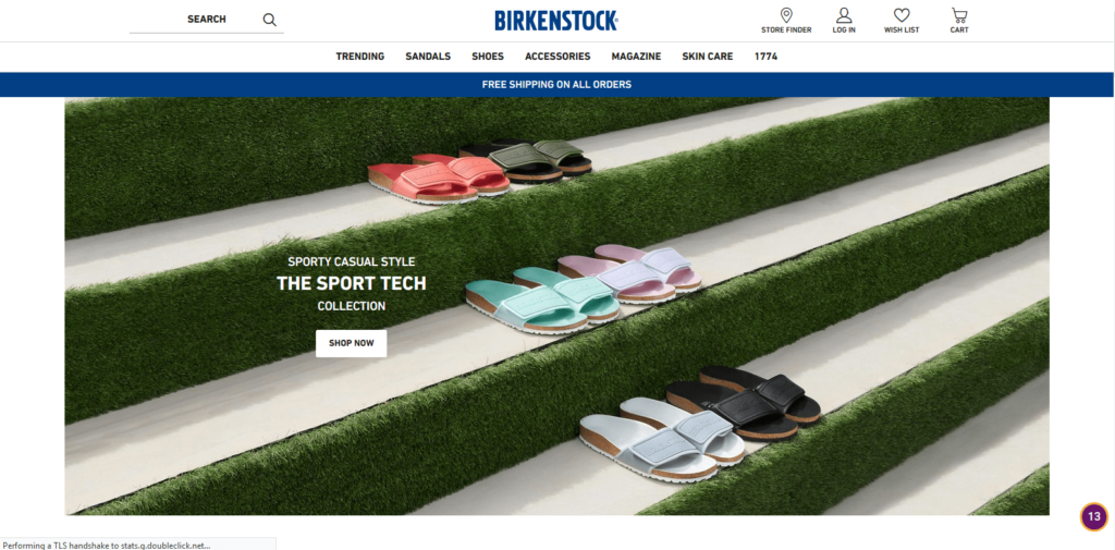 Birkenstock Web Store