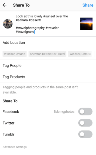 Select “Tag Products”