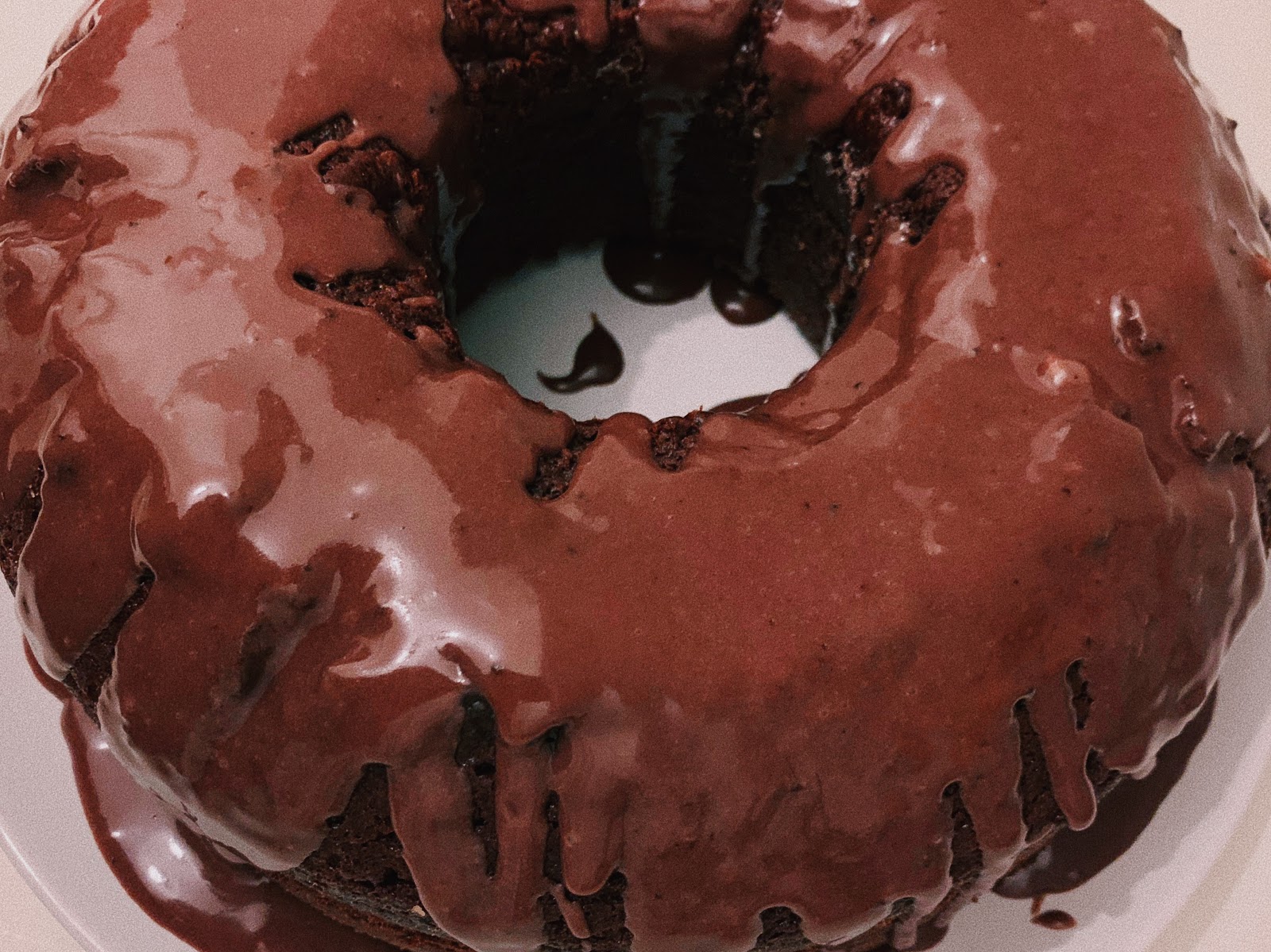 Chocolate Sour Cream Doughnut Bundt Cake