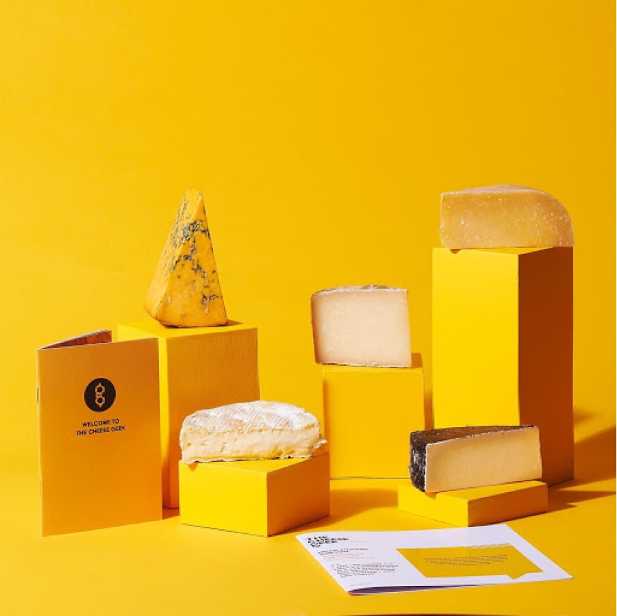 A selection of cheese from The Cheese Geek's incredible subscription website.