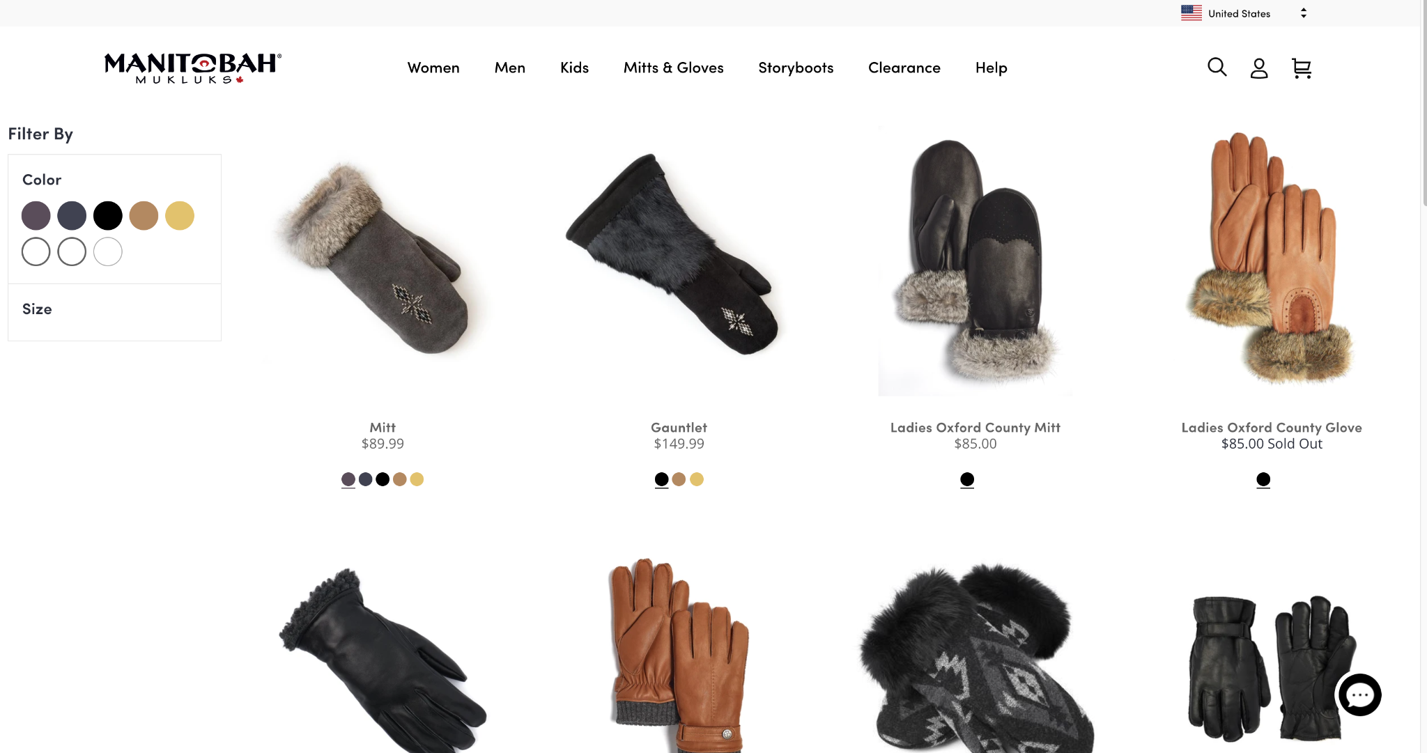 manitobah gloves mittens collections page