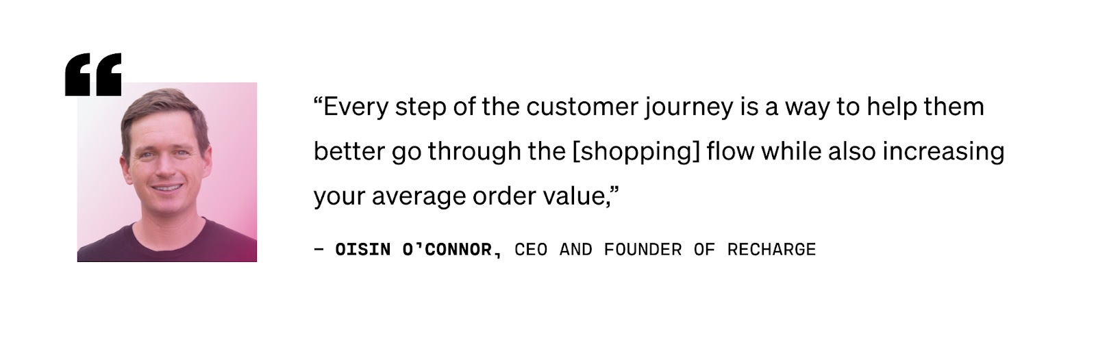 Oisin O'Connor on the customer journey