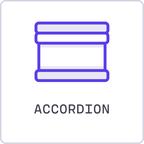 accordion element page builder