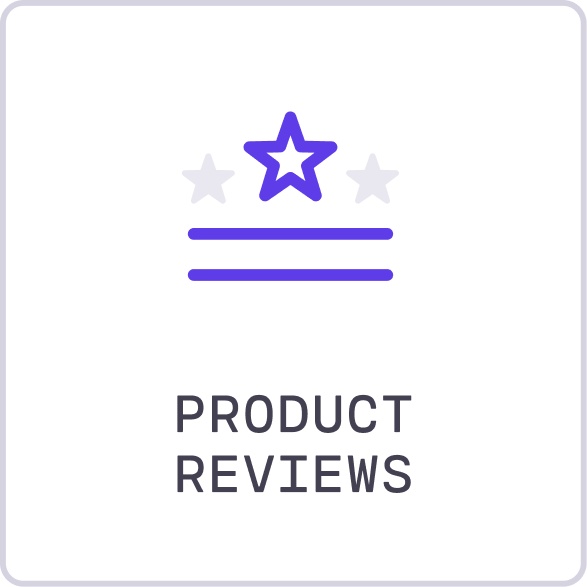 product reviews element page builder