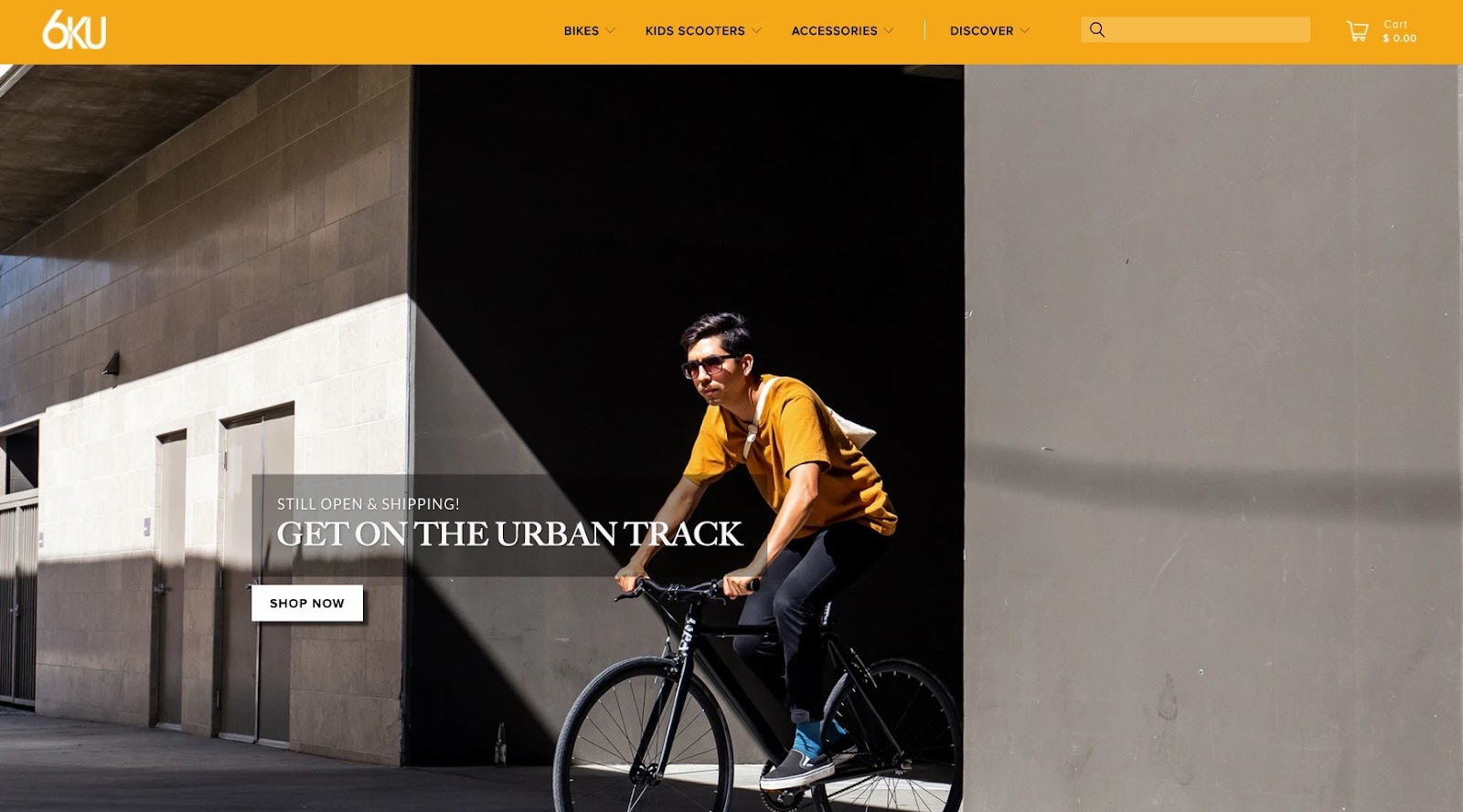 6ku urban track bike homepage