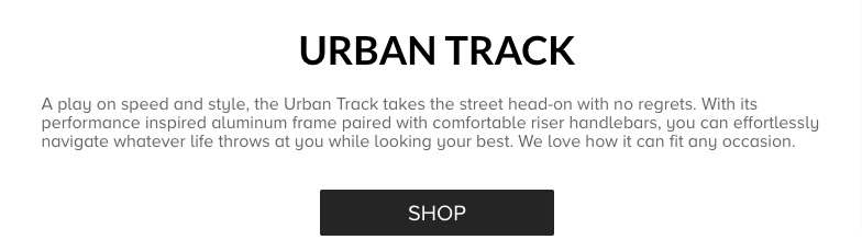 6ku urban track bike promo page description
