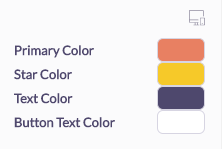 shogun page builder product reviews element color editor