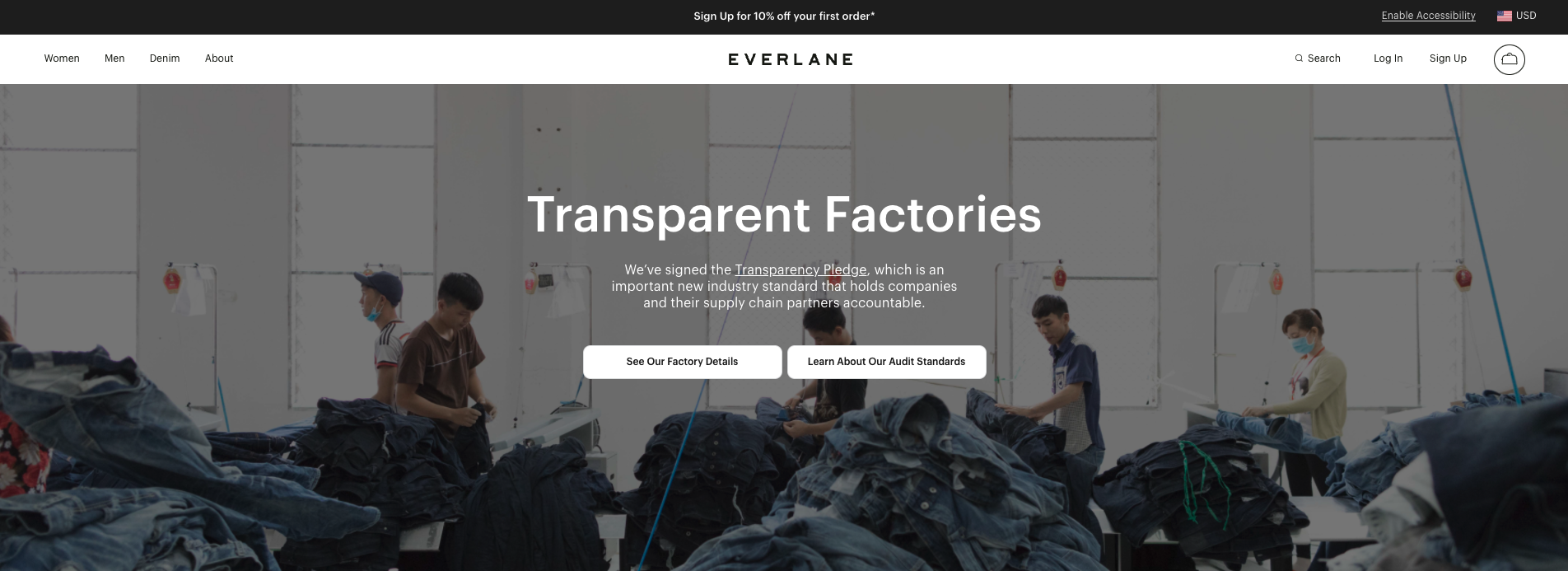 Everlane's transparent factories