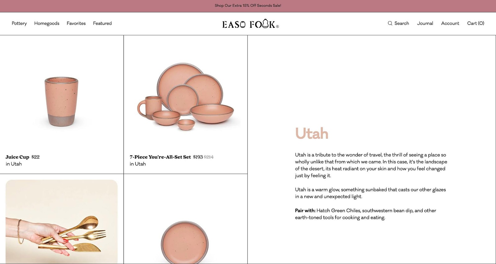east fork utah collection products descriptions