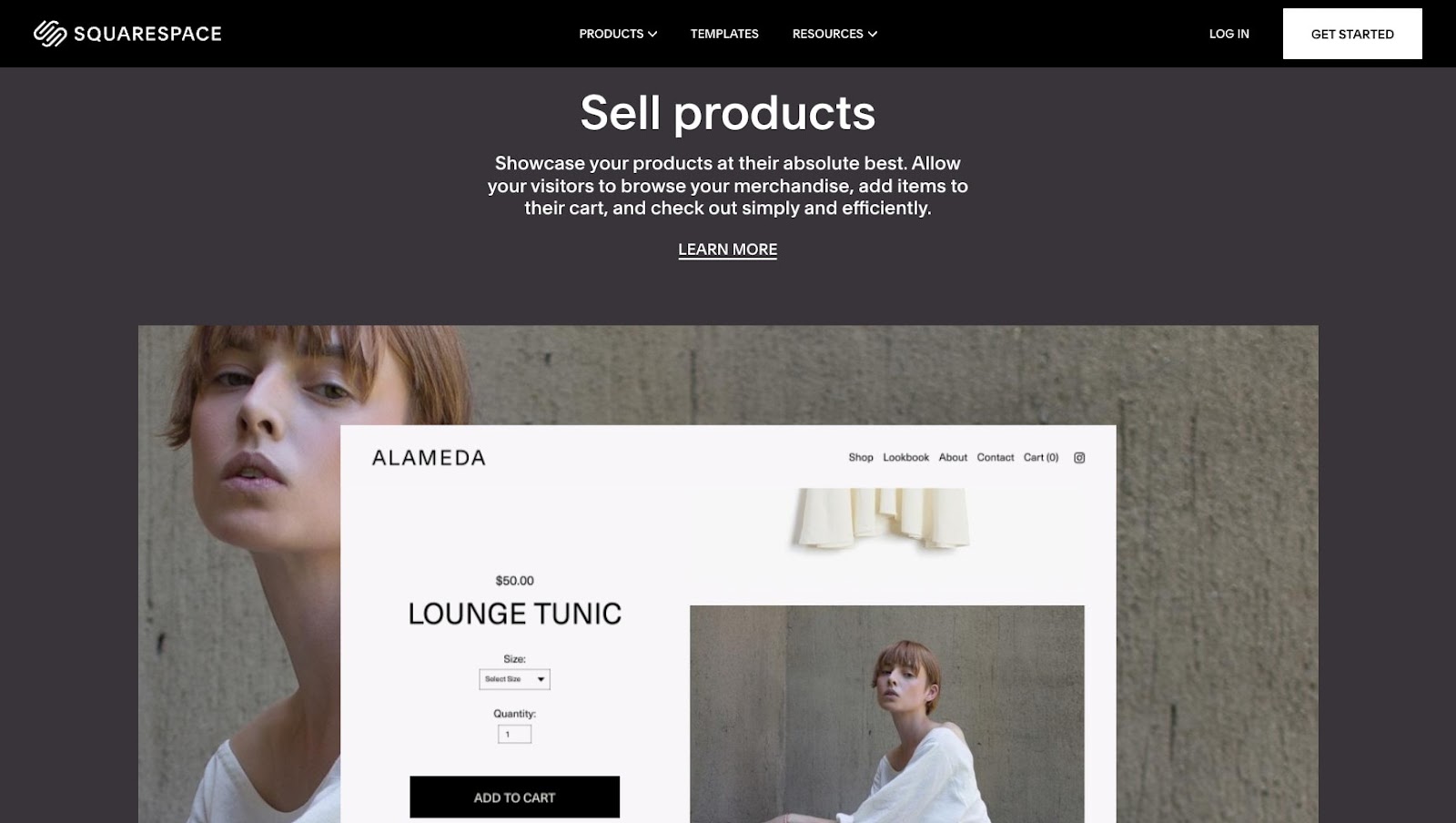 squarespace selling features