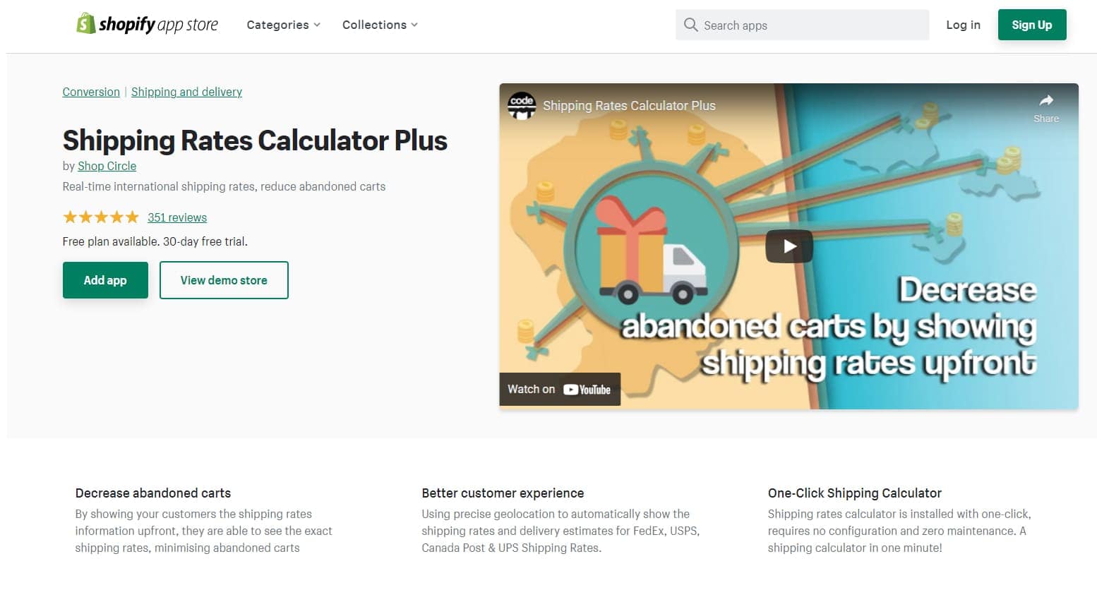 shipping rates calculator plus shopify shipping app