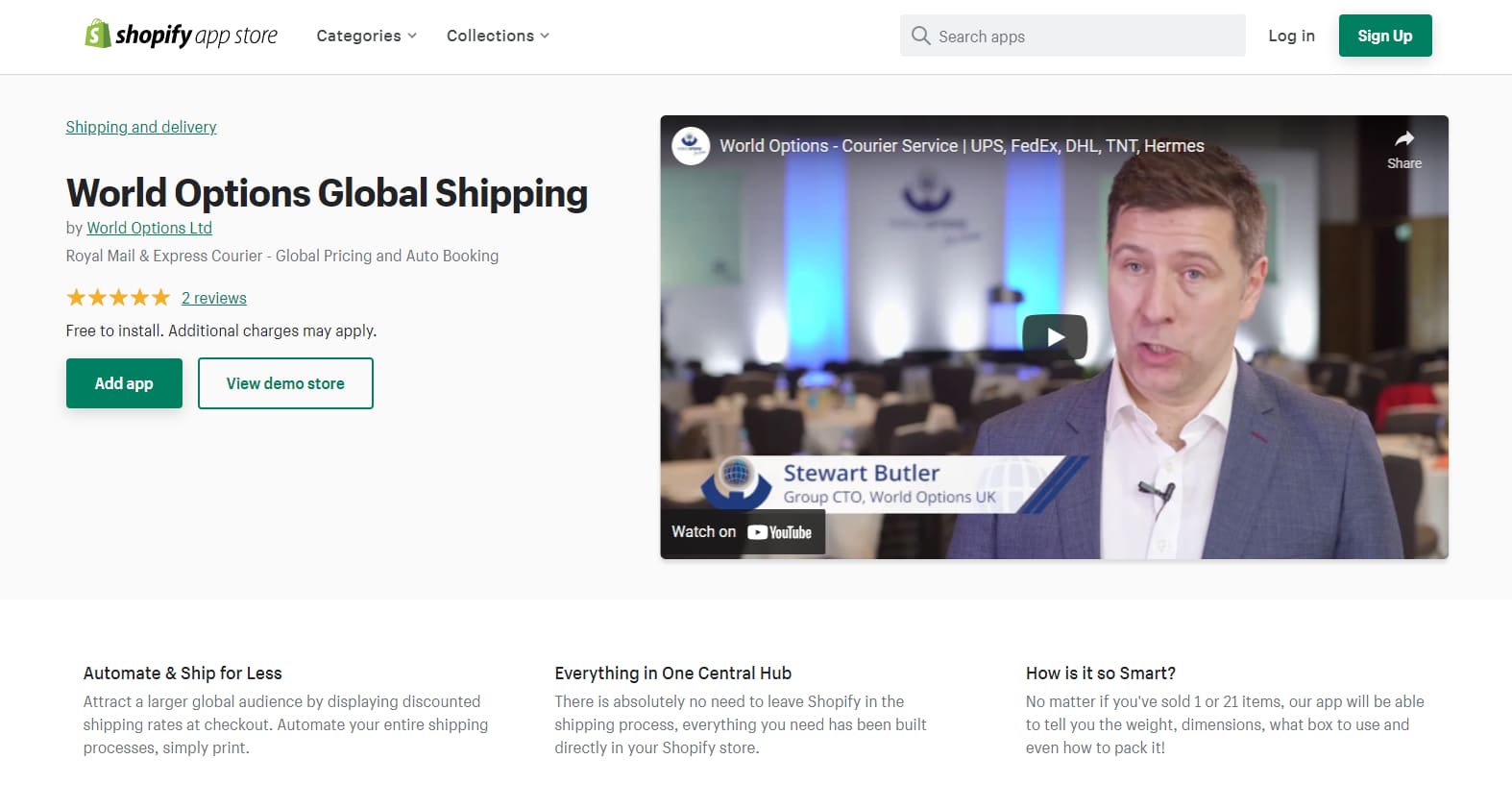shopify shipping app world options global shipping