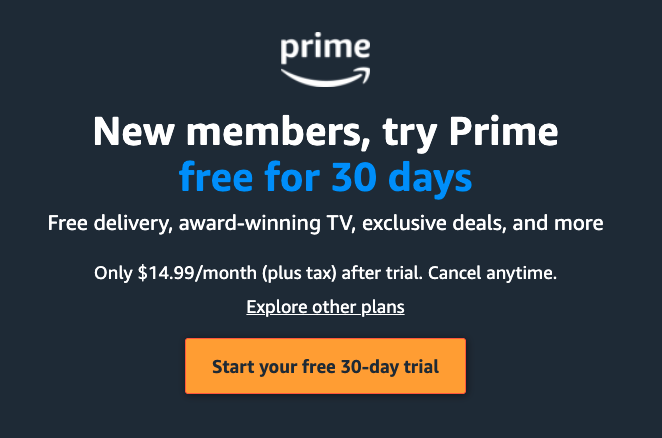 Amazon prime customer loyalty program