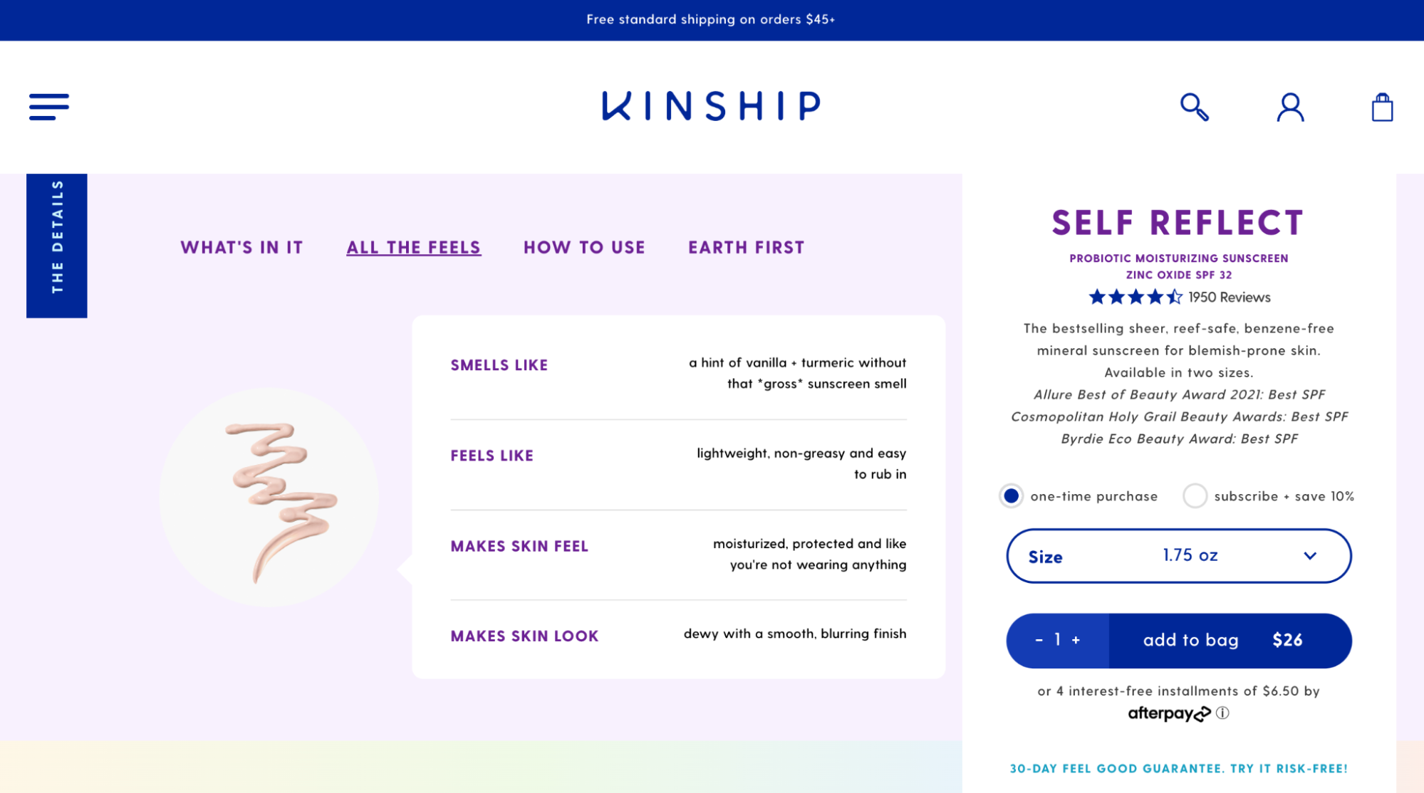 Kinship product page