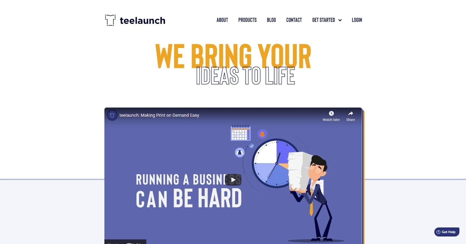 teelaunch homepage best print on demand companies