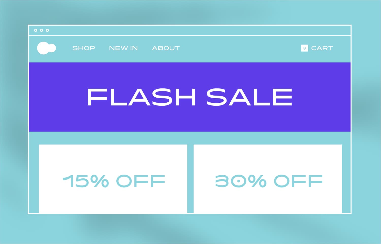 ecommerce store flash sale landing page