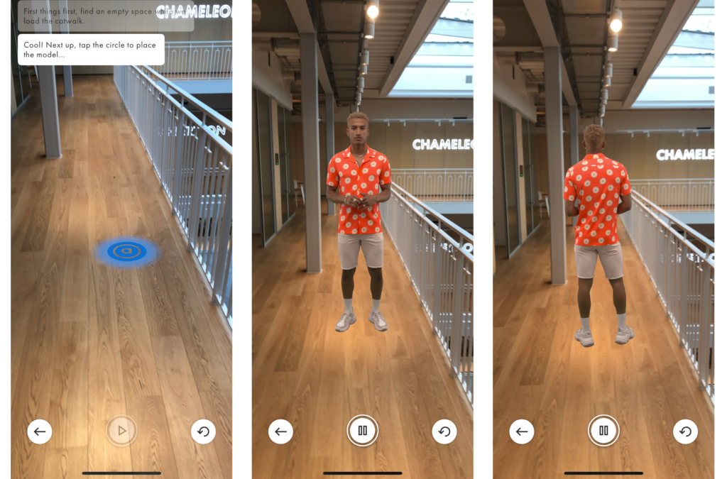 ASOS virtual catwalk app