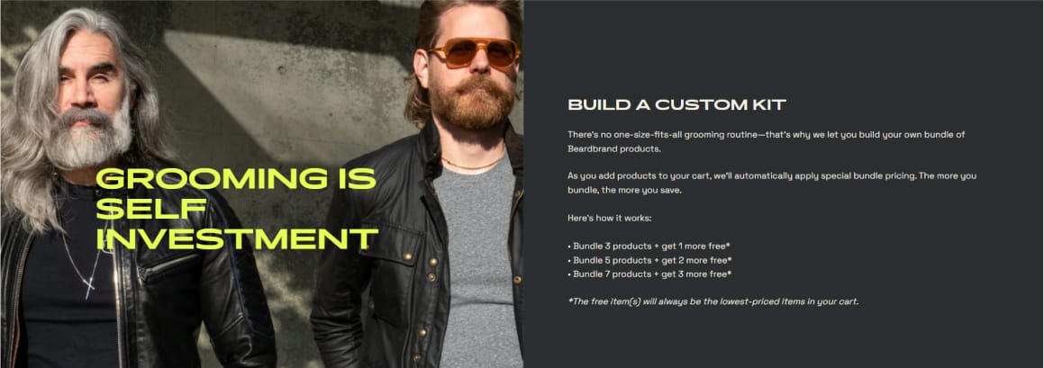 beardbrand product bundling kit