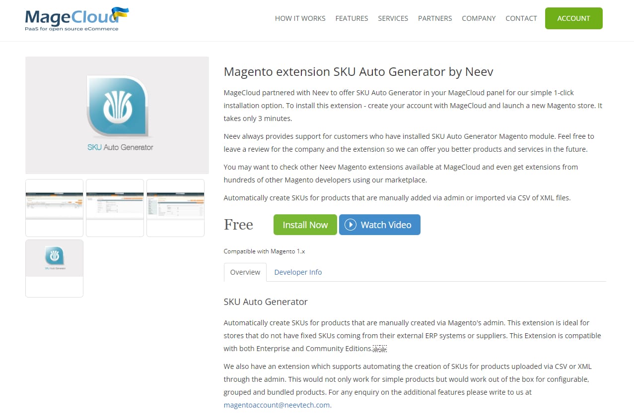 magecloud magento adobe commerce sku generator tool