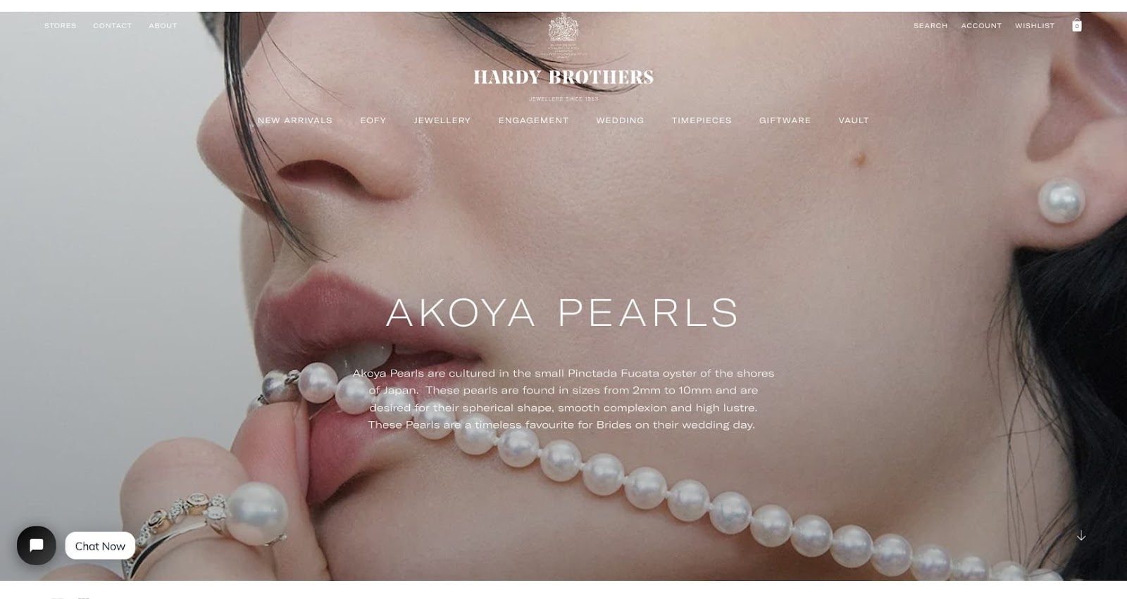 hardy brothers akoya pearls collection page full screen product photo