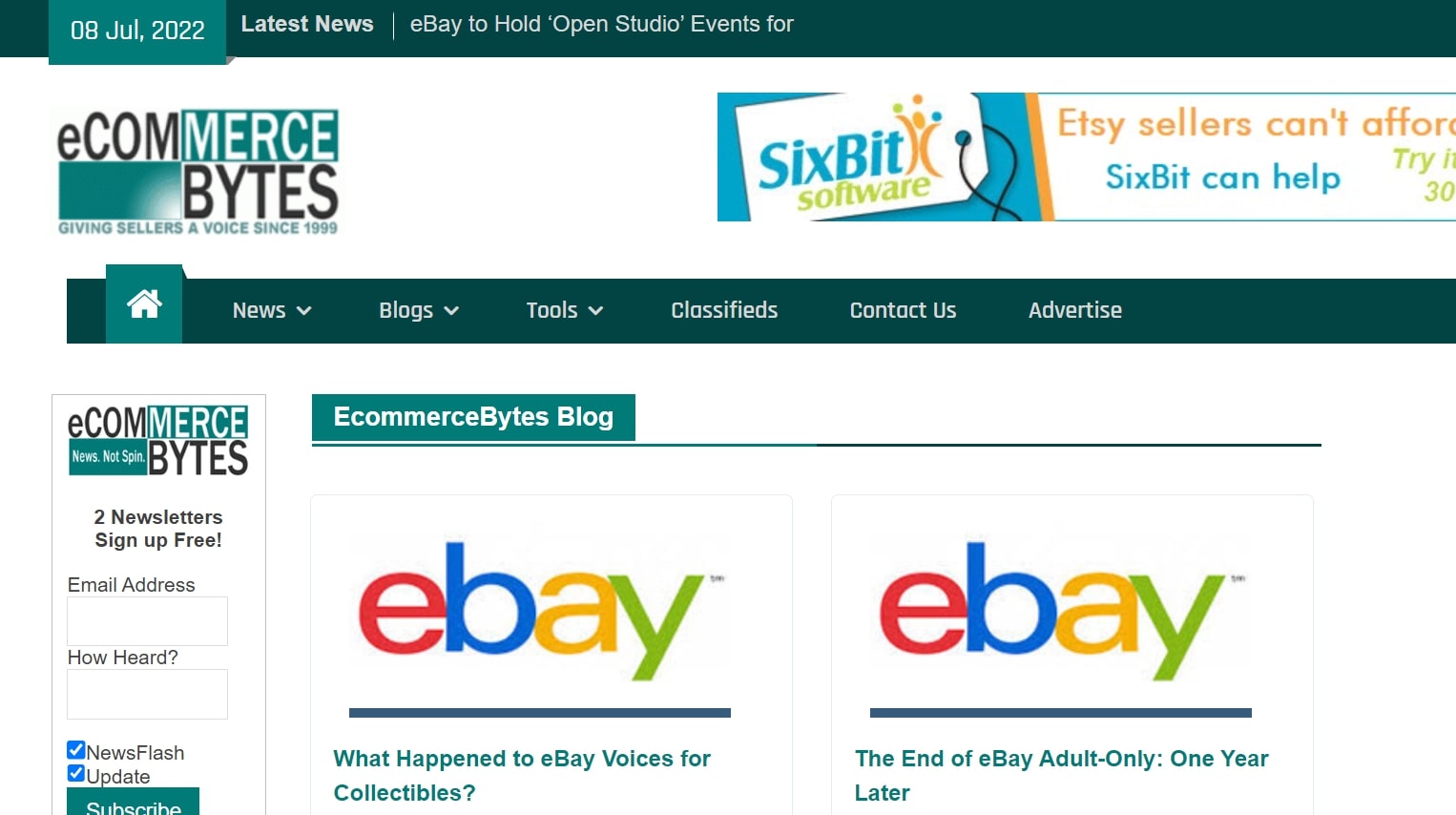 ecommercebytes blog industry news