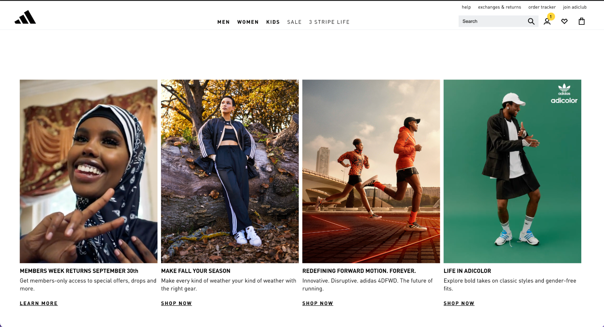 Adidas headless commerce site headless commerce platforms