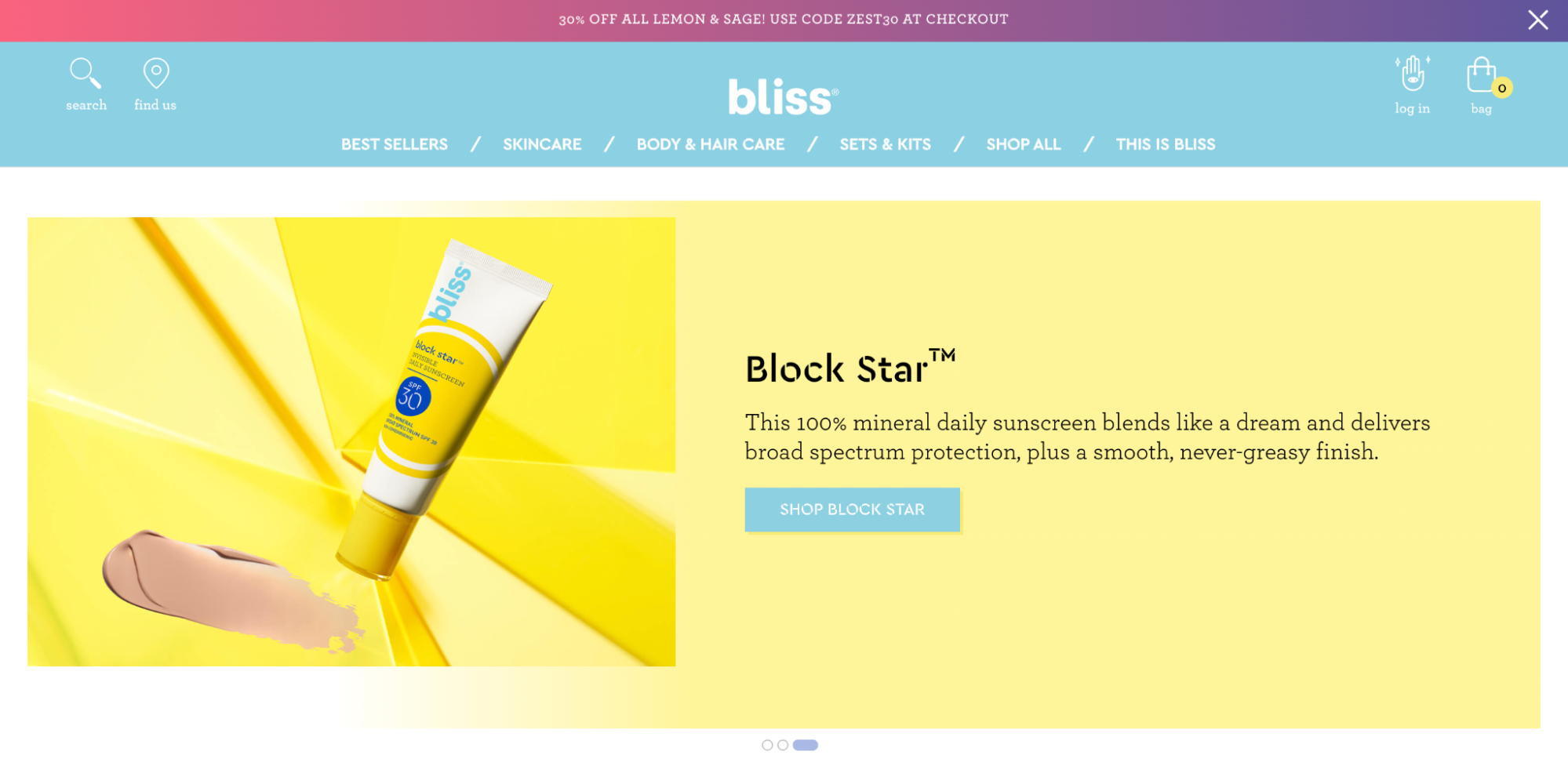 Bliss BigCommerce site design bigcommerce site designs