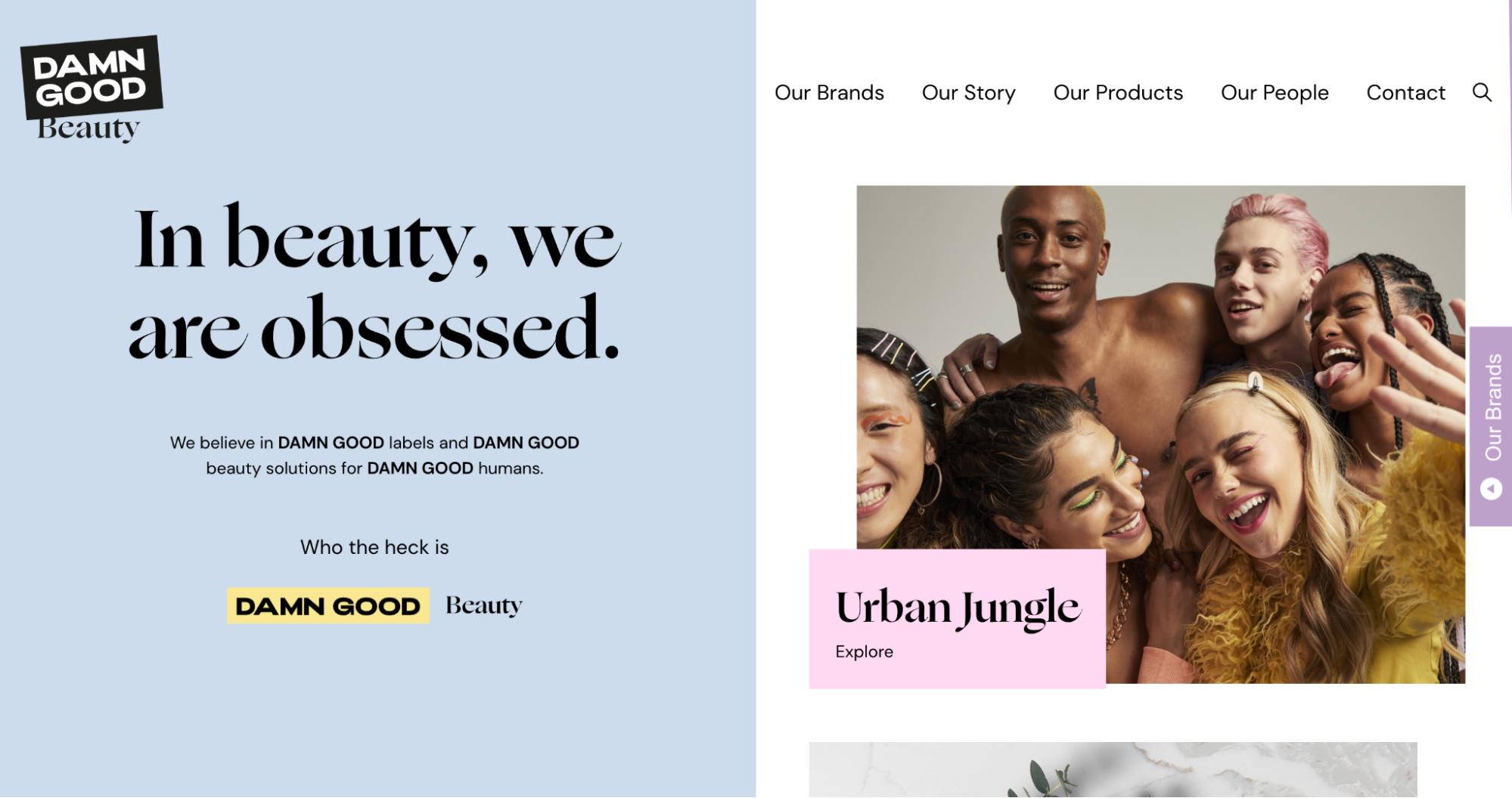 Damn Good Beauty BigCommerce site design bigcommerce site designs