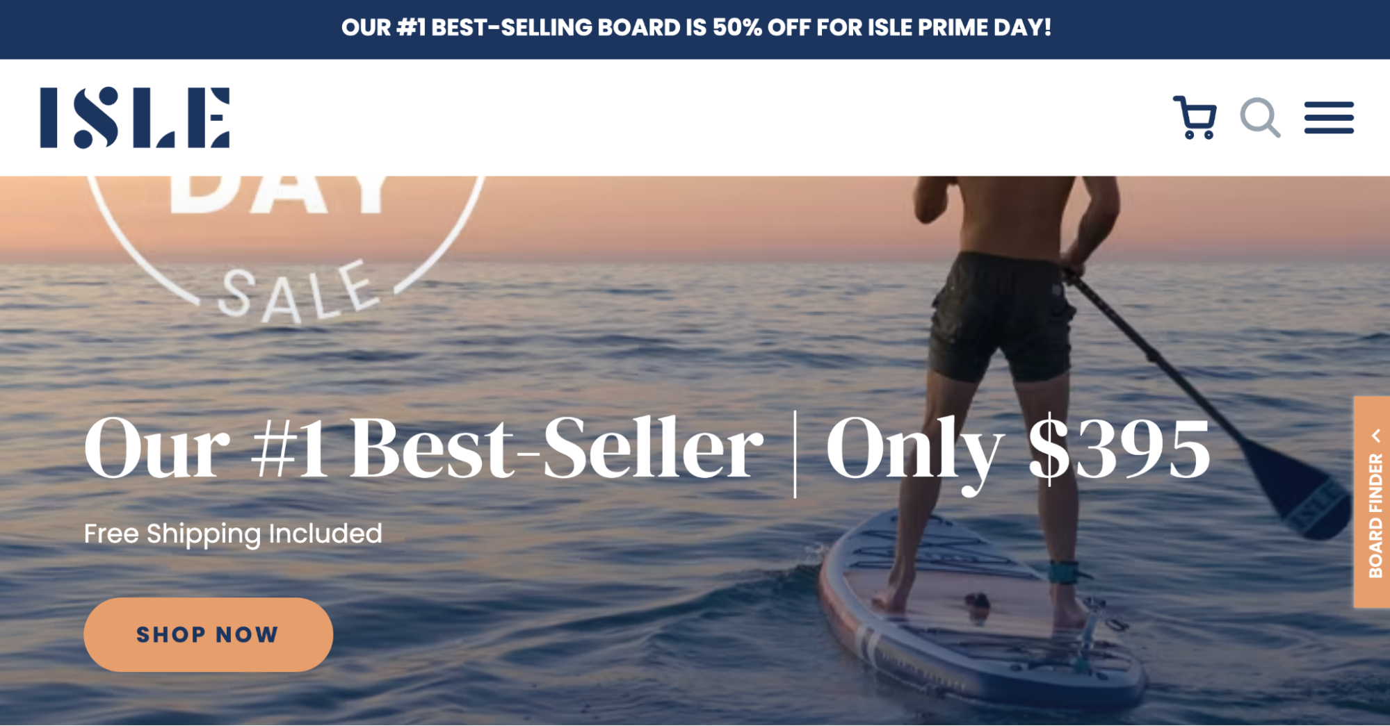 ISLE Surf and SUP headless commerce examples