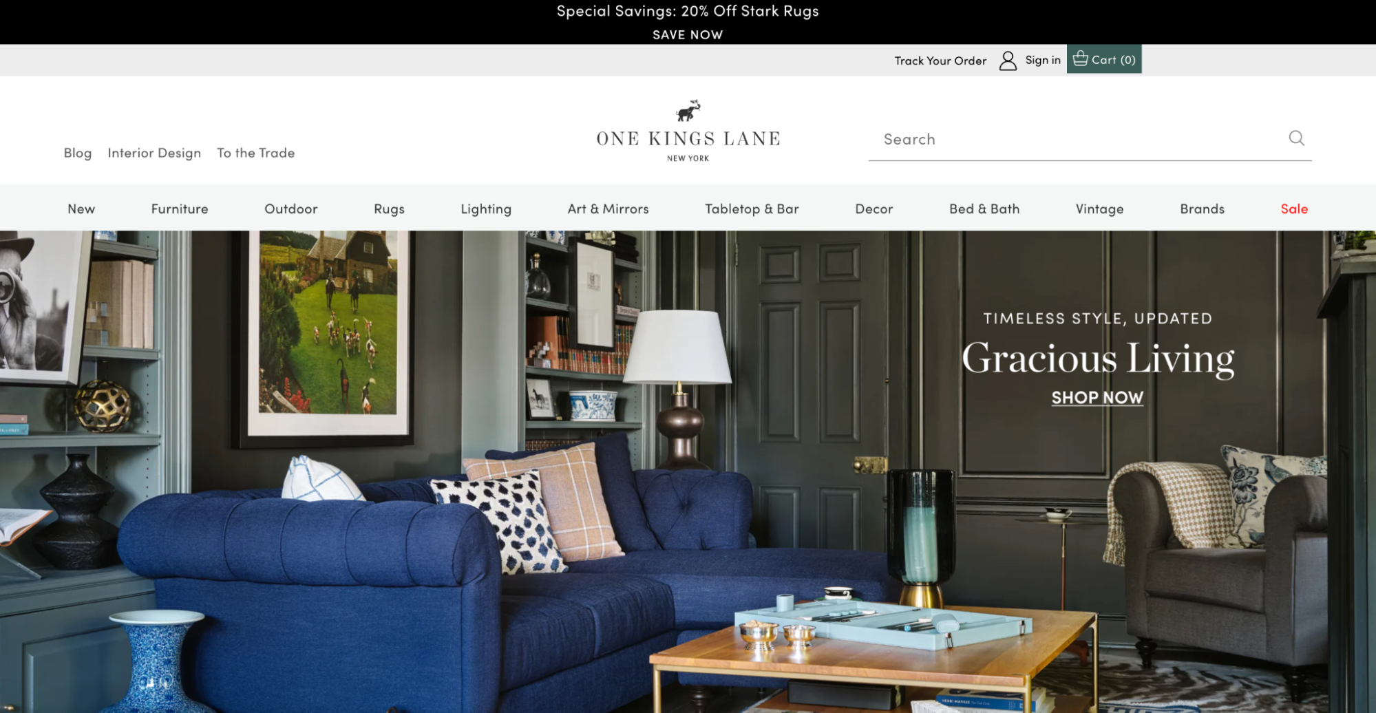 One Kings Lane BigCommerce site design 3 bigcommerce site designs