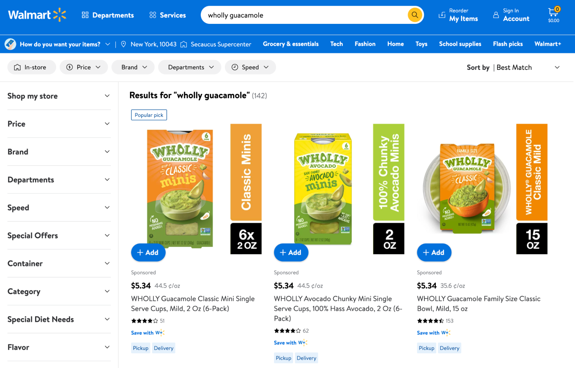 Walmart search results food and beverage ecommerce trends food and beverage ecommerce
