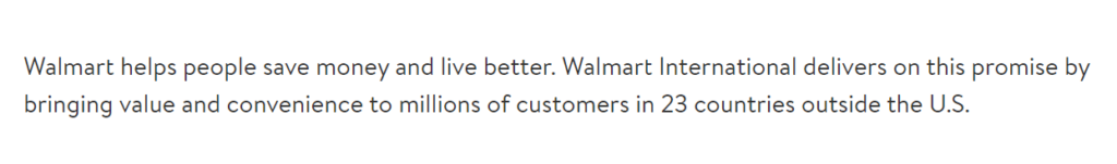 walmart Mission Statement Examples mission statement examples