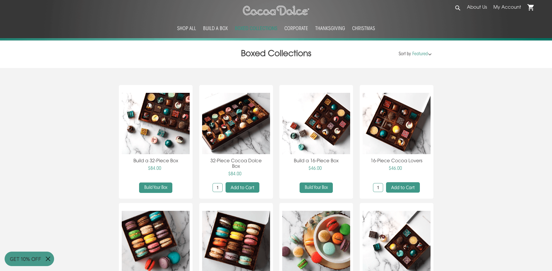 Coco Dolce Boxed Collections holiday gift guide