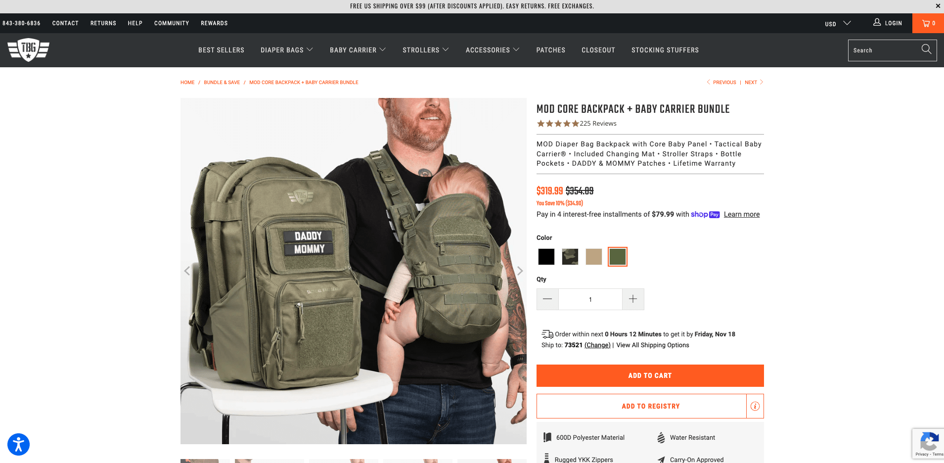 Tactical Baby Gear holiday gift guide