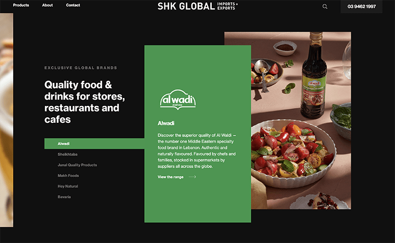 shk global brands b2b ecommerce websites