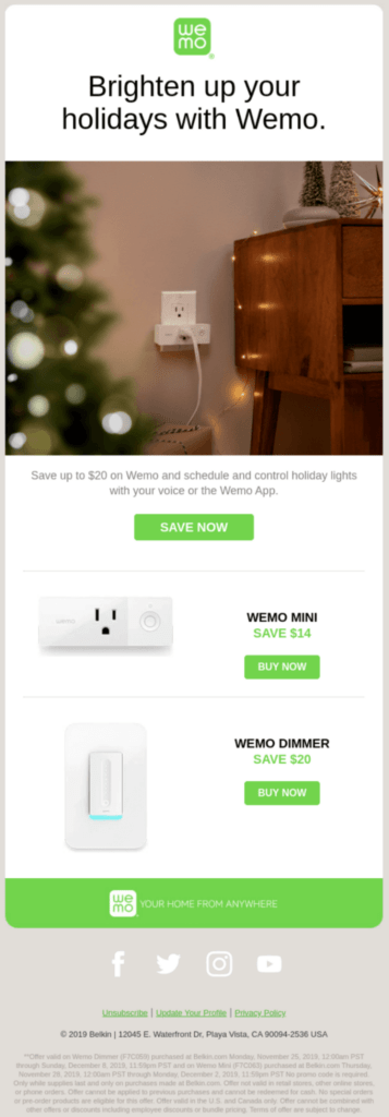 wemo best email subject lines