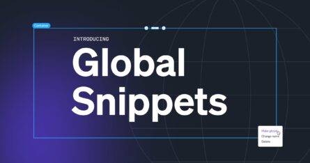 Global Snippets custom elements