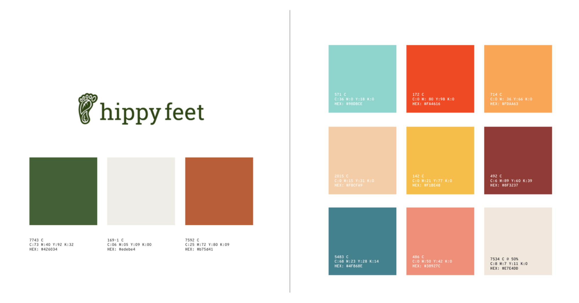 Hippy Feet Brand Colors color psychology marketing