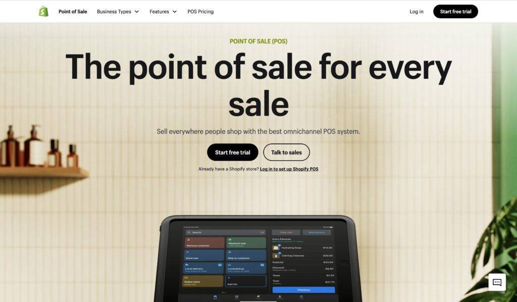 POS System shopify how to sell on shopify