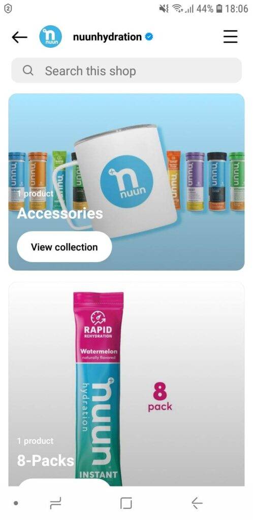 nuun mobile collections dtc marketing