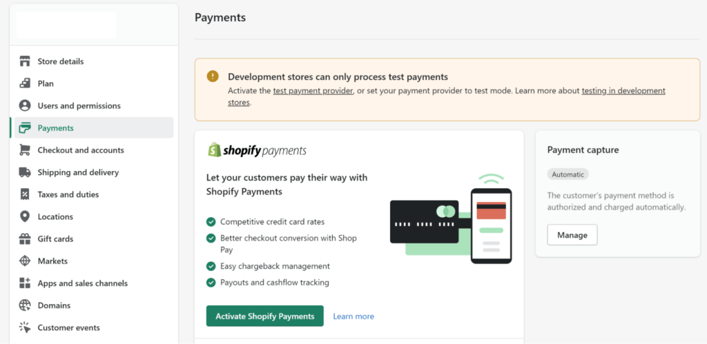 shopify payments dashboard shopify payments