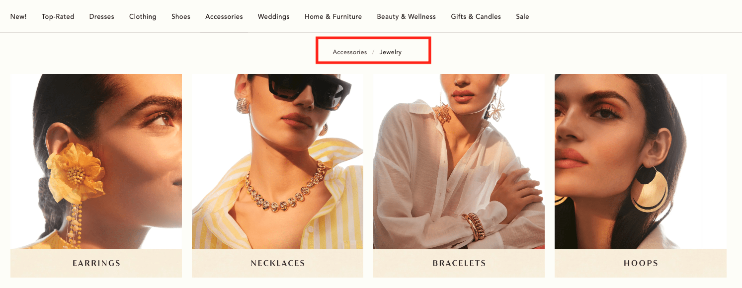 Anthropologie Shopify Jewelry Store 2 shopify jewelry stores