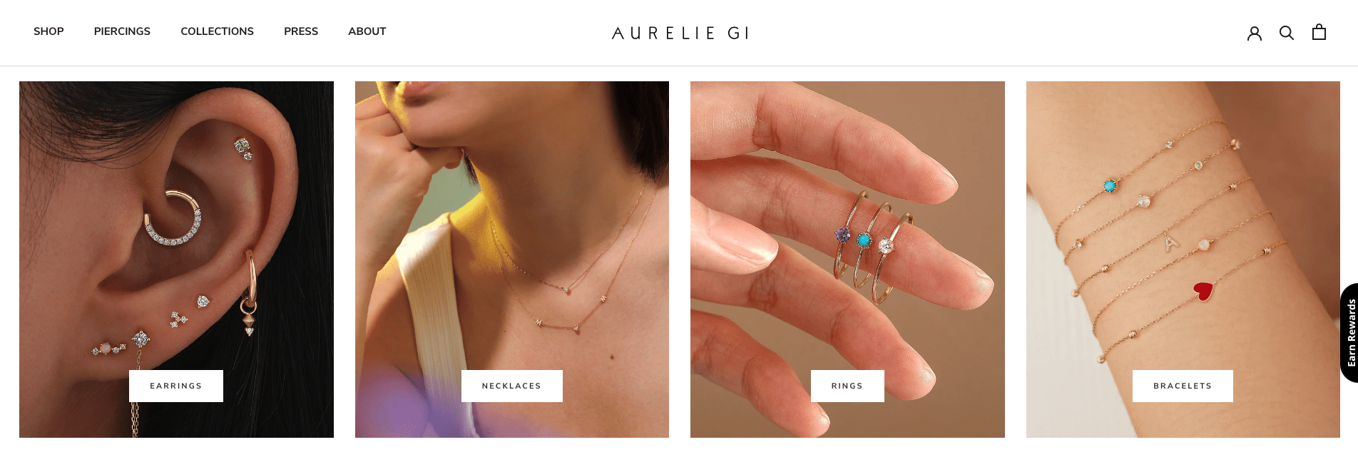 Aurelie Gi Shopify Jewelry Store 2 shopify jewelry stores