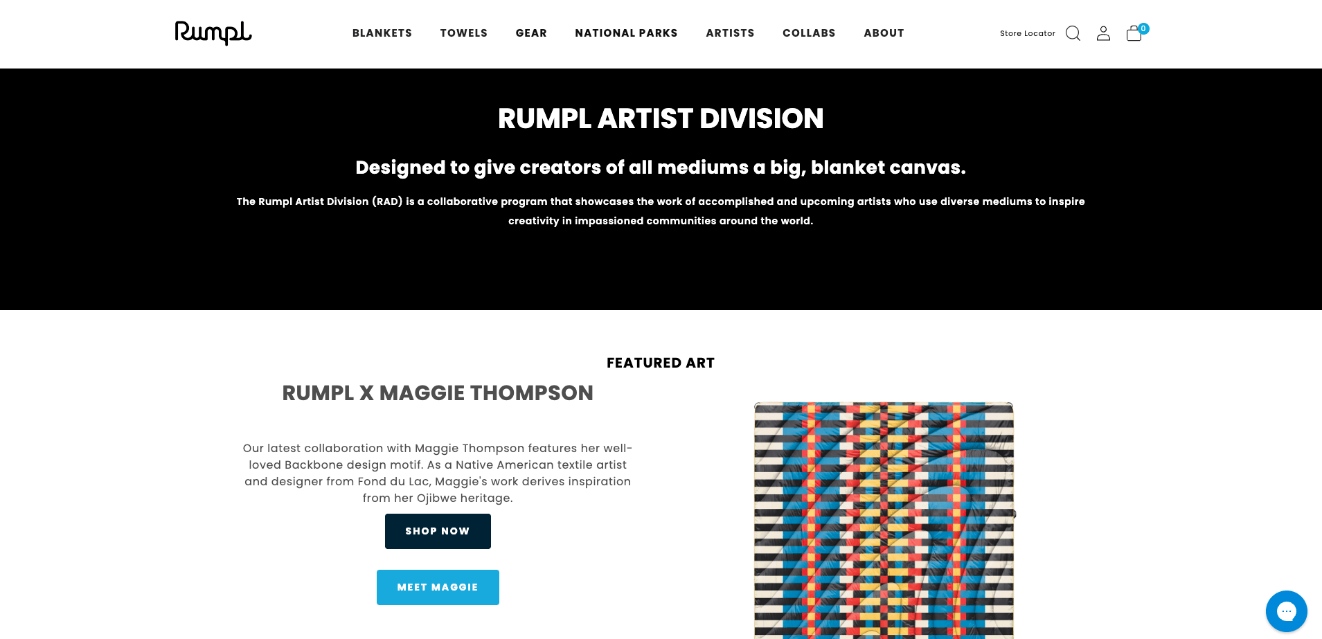 Rumpl Artist Division 2 word of mouth marketing