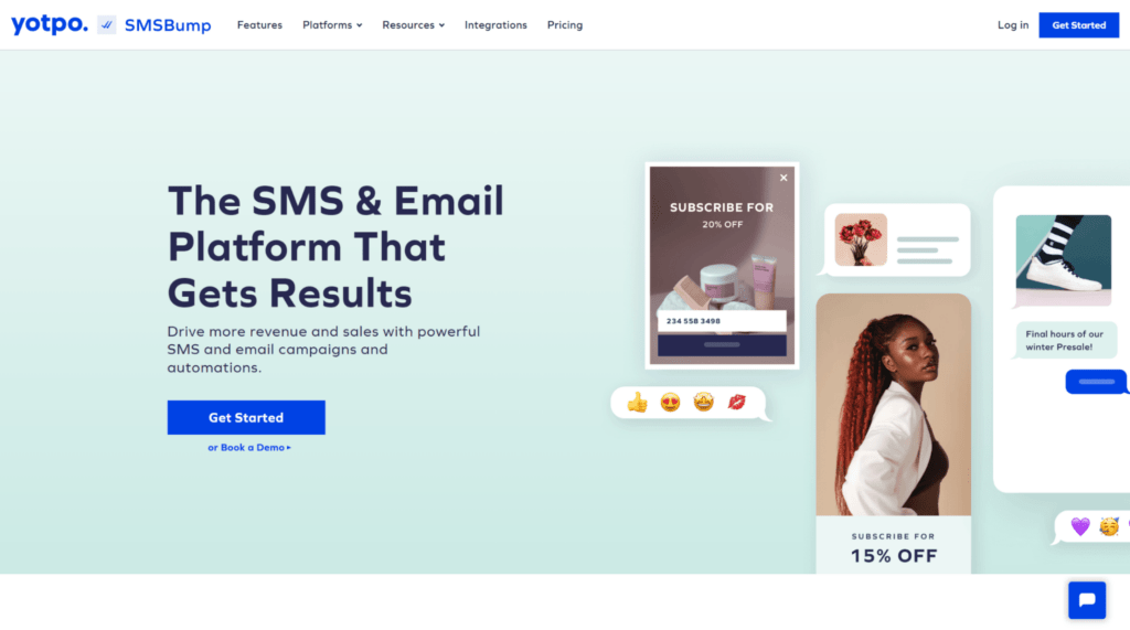 yotpo smsbump shopify email marketing